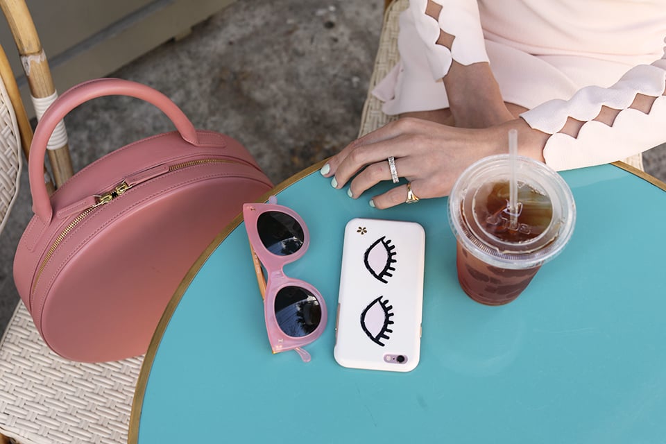 PINK SUNGLASSES BLUSH CLUB MONACO DRESS BLAIR EADIE ATLANTIC-PACIFIC BLOG