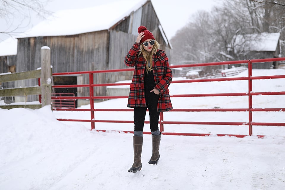 Atlantic Pacific Blog // Blair Eadie Winter Style Snow Outfit 