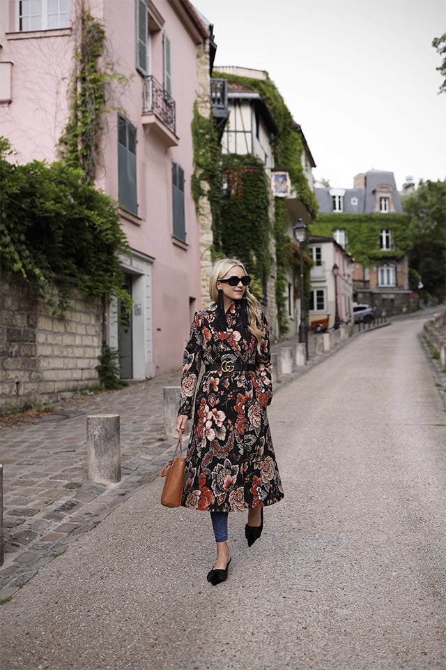 Atlantic Pacific Blog // Blair Eadie, Fall Florals in Paris