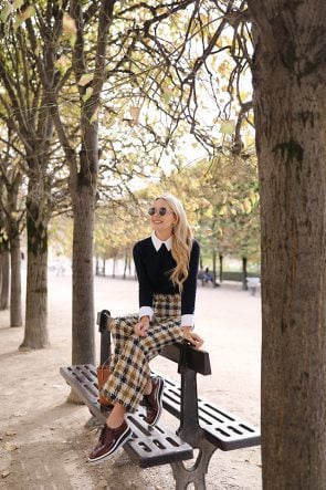 Atlantic Pacific Blog, Blair Eadie // Plaid in Paris