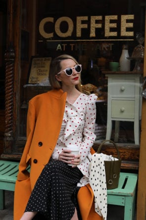atlantic-pacific blog polka dot outfit