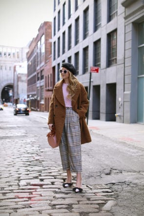 Atlantic-Pacific Plaid Pants and Beret