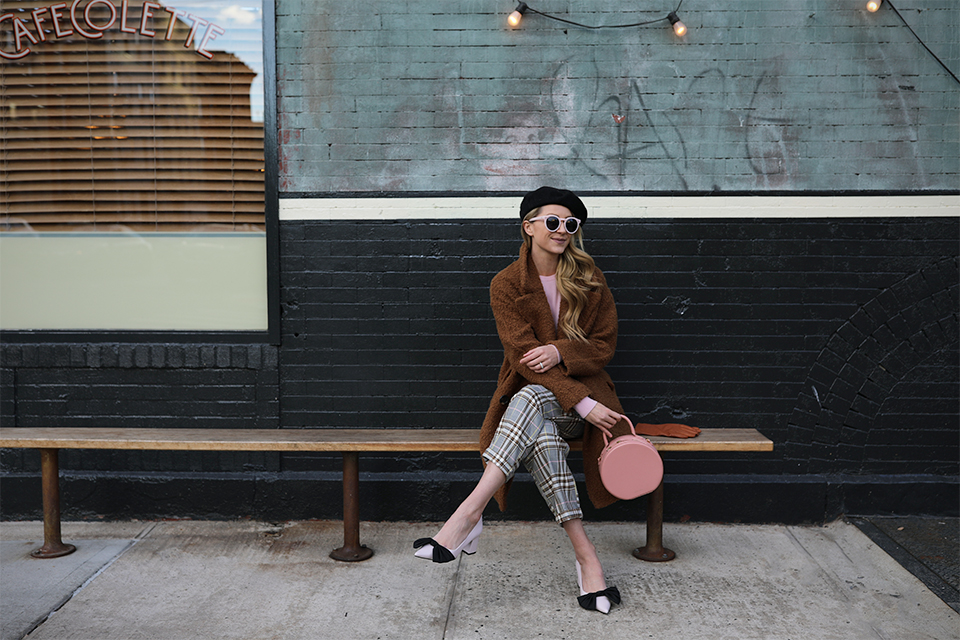 Atlantic-Pacific Plaid Pants and Beret