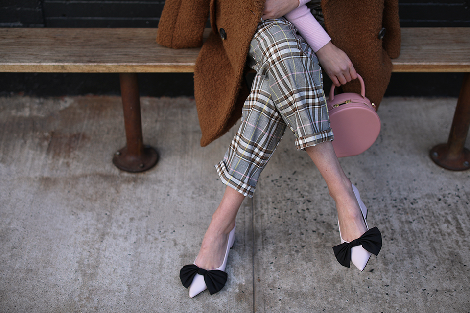 Atlantic-Pacific Plaid Pants and Beret