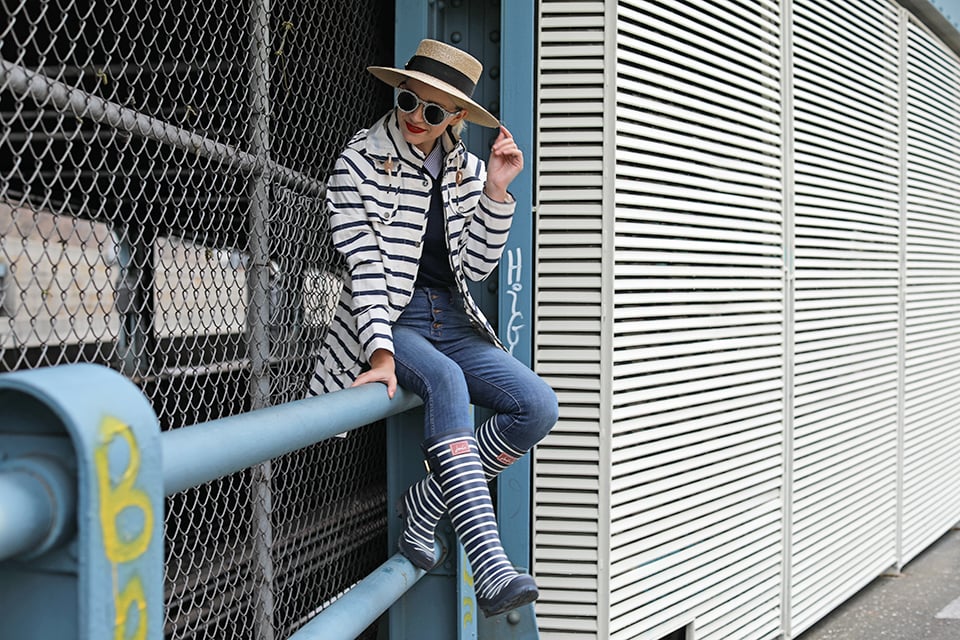 atlantic-pacific rain outfit hunter boots