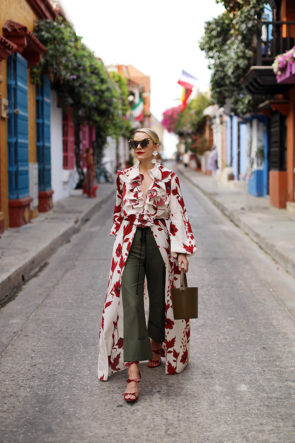 Atlantic-Pacific Cartagena Florals and Bucket Bag