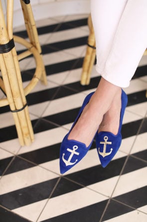 Atlantic Pacific // White denim outfit ideas, how to wear white jeans for spring