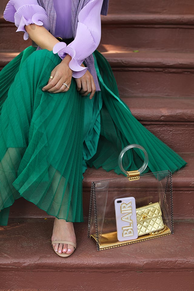 green and lilac for summer