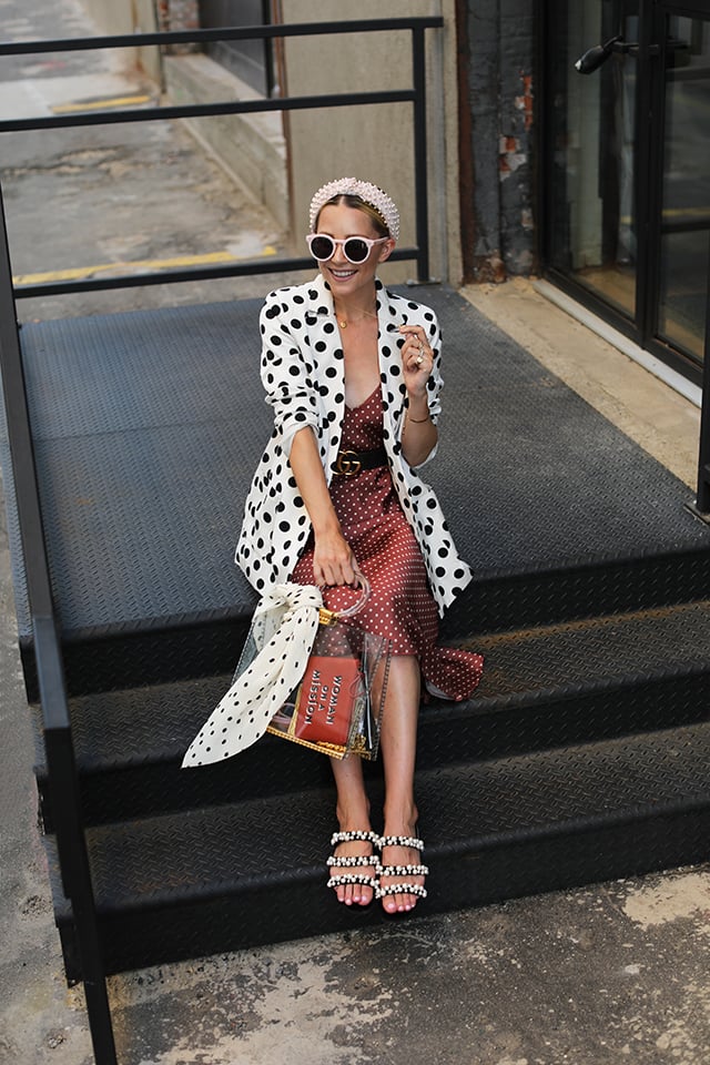 polka dots and pearls