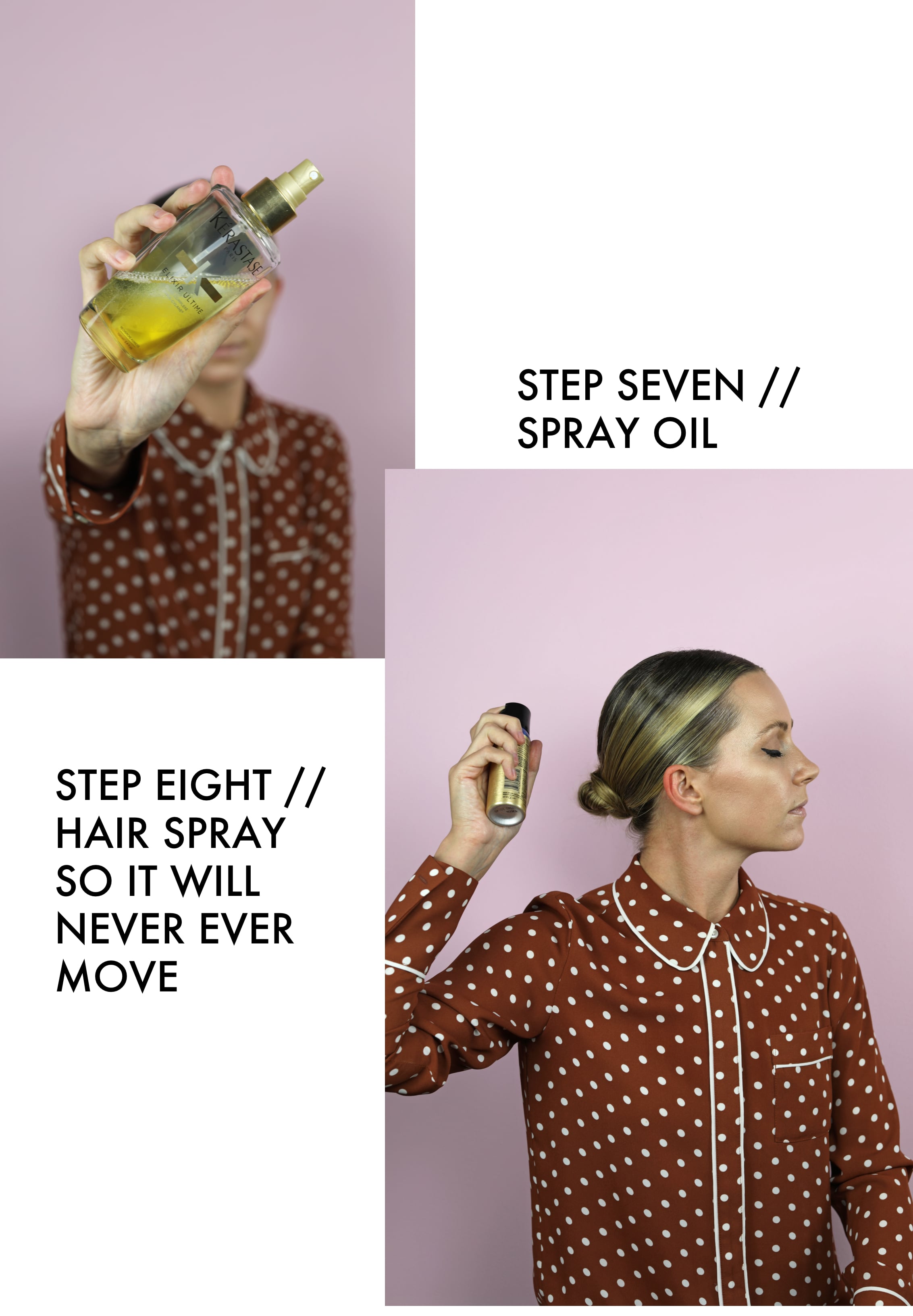 low sleek bun tutorial atlantic-pacific