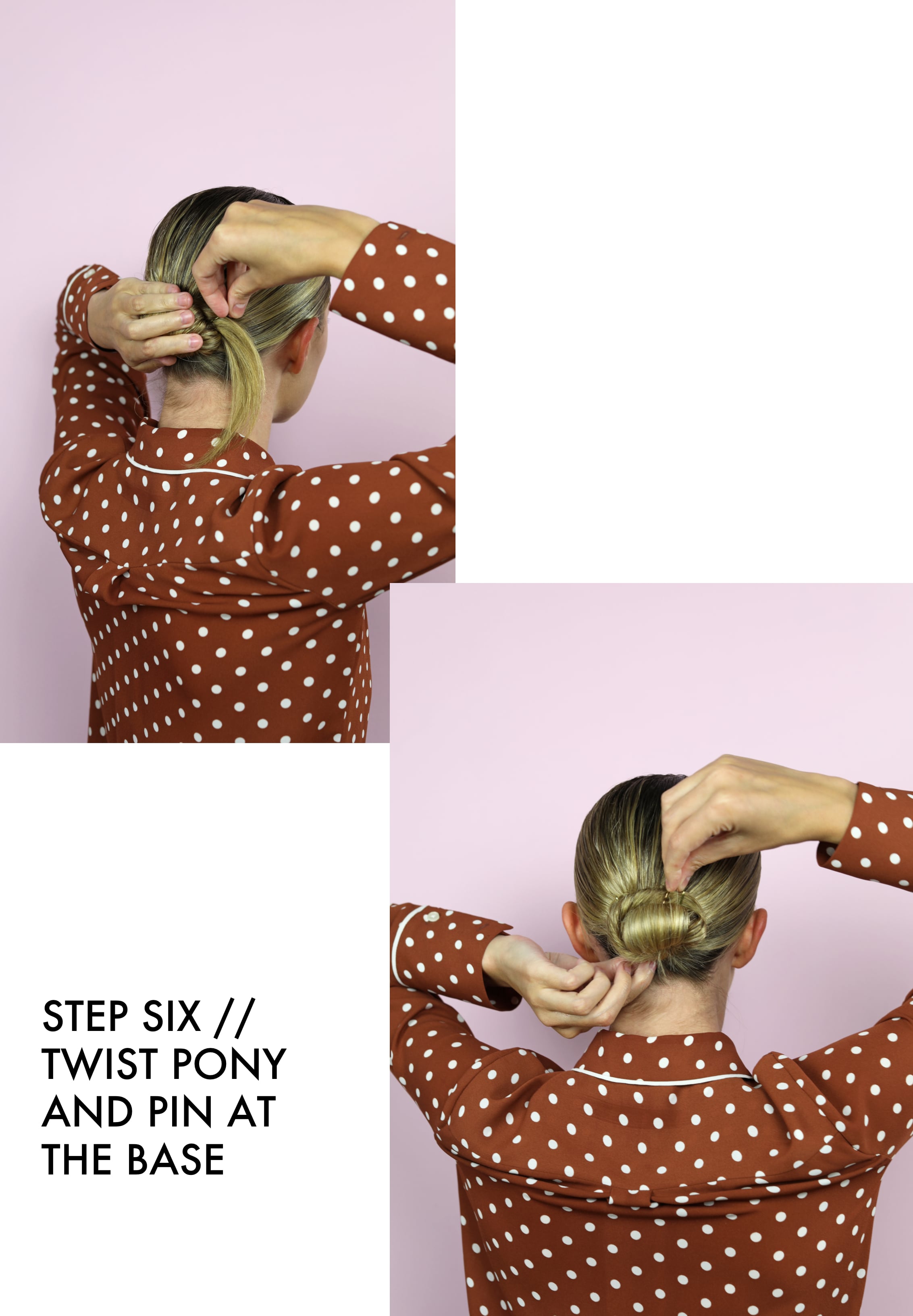 low sleek bun tutorial atlantic-pacific