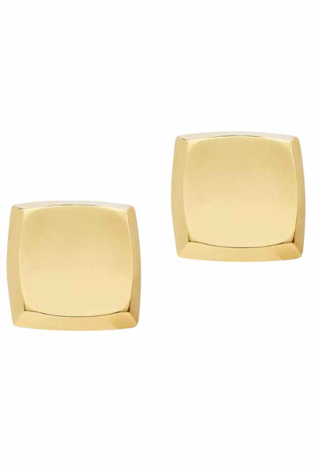 gold stud earrings