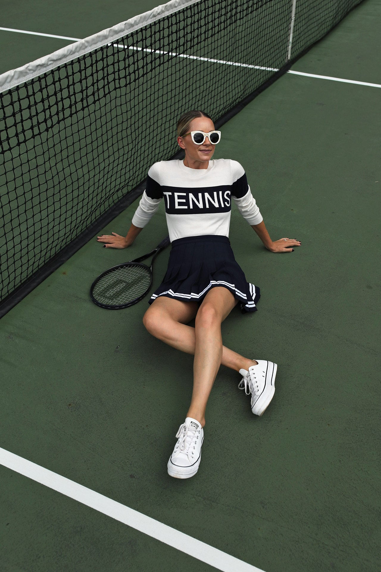 tennis sweater, blue tennis skirt outfit, tennis skirt outfit