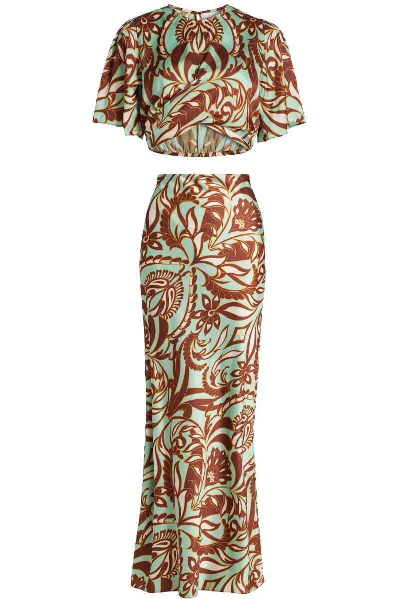 misa printed set, saks