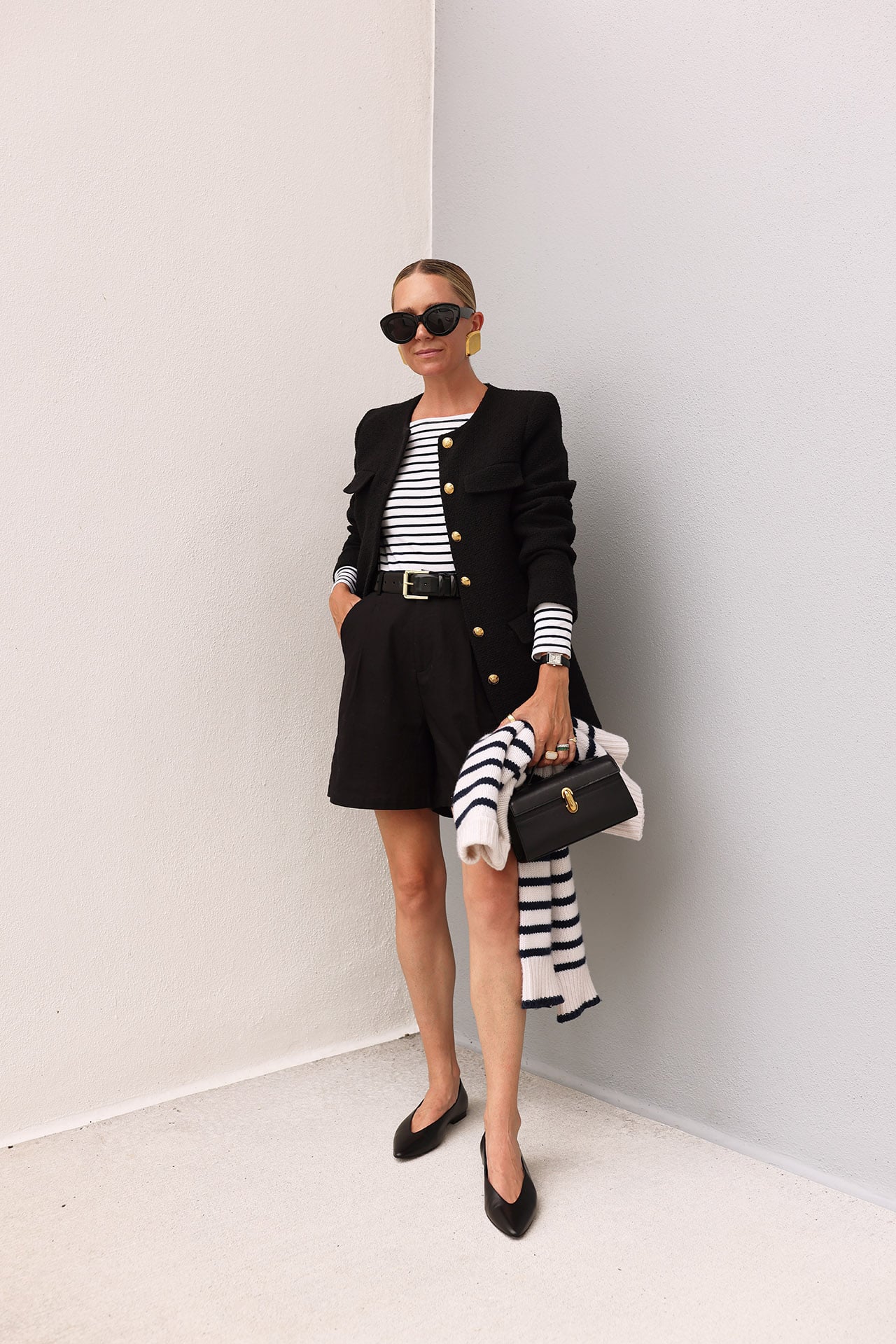 stripe shirt styling, 90s outfit ideas, womens 2025 fashion trends