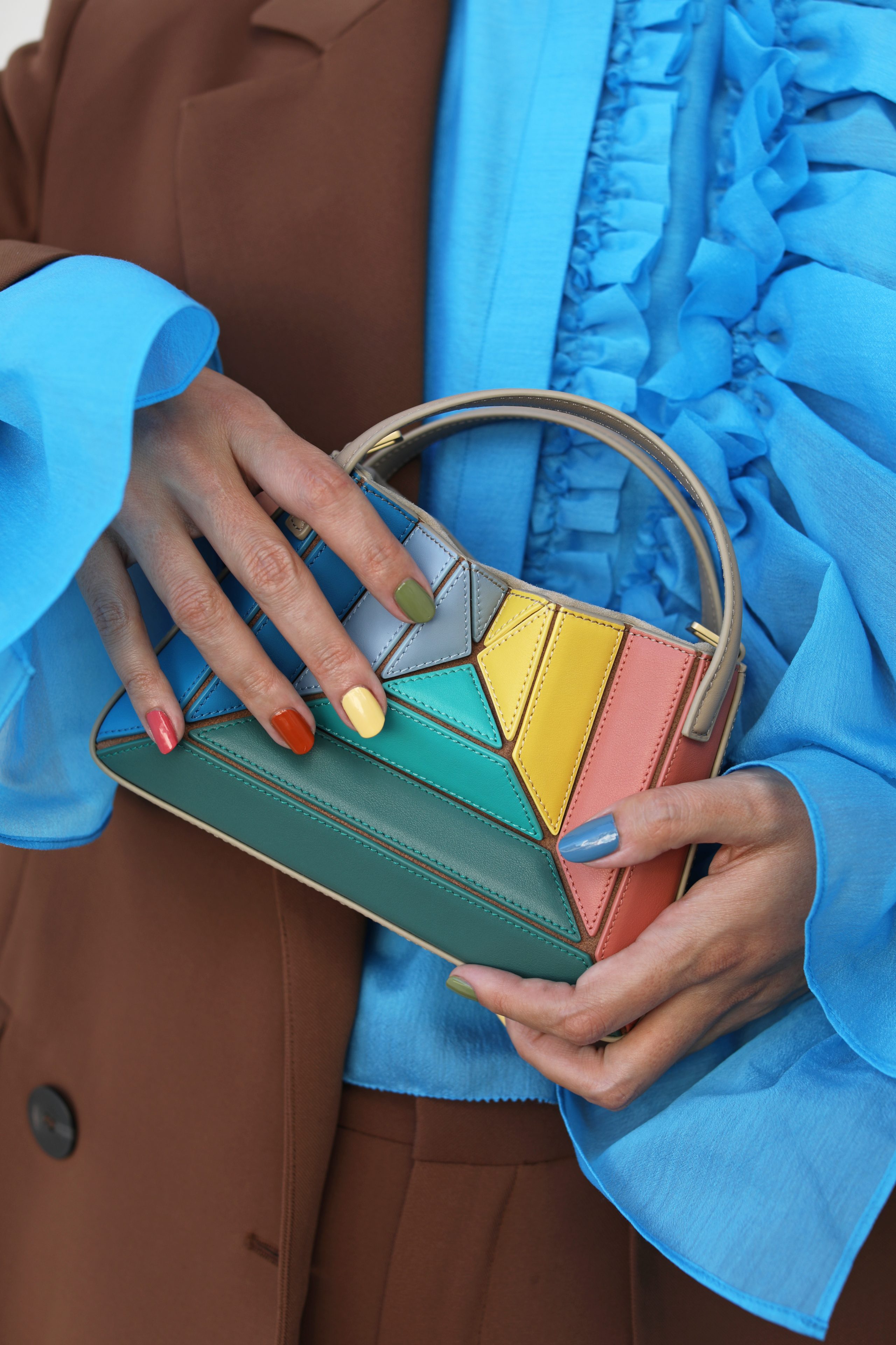 nail styling, colorful nails, how to pair  your nails with your outfit 